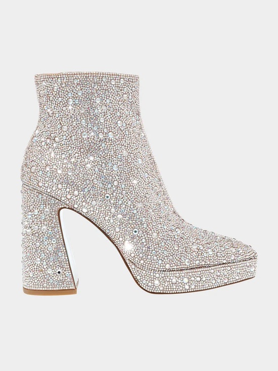 Betsey Johnson Shoes - Betsy Johnson Della Booties in Rhinestones